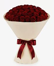Букет 101 Бордовая роза Блэк Бакарра #REPLACE_PRED# Ашитково