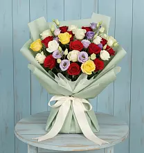 Букет цветов из:  Розы в Ашитково