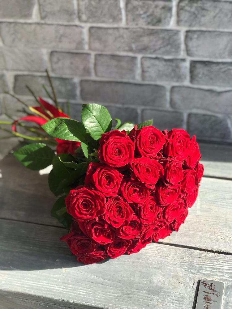 Букет Красные розы Фридом в Ашитково