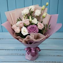 Букет цветов из:  Розы и Лизиантусы #REPLACE_PRED# Ашитково