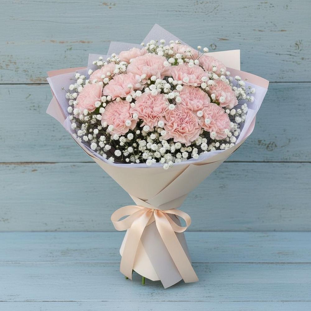 Букет цветов из: Гвоздики в Ашитково