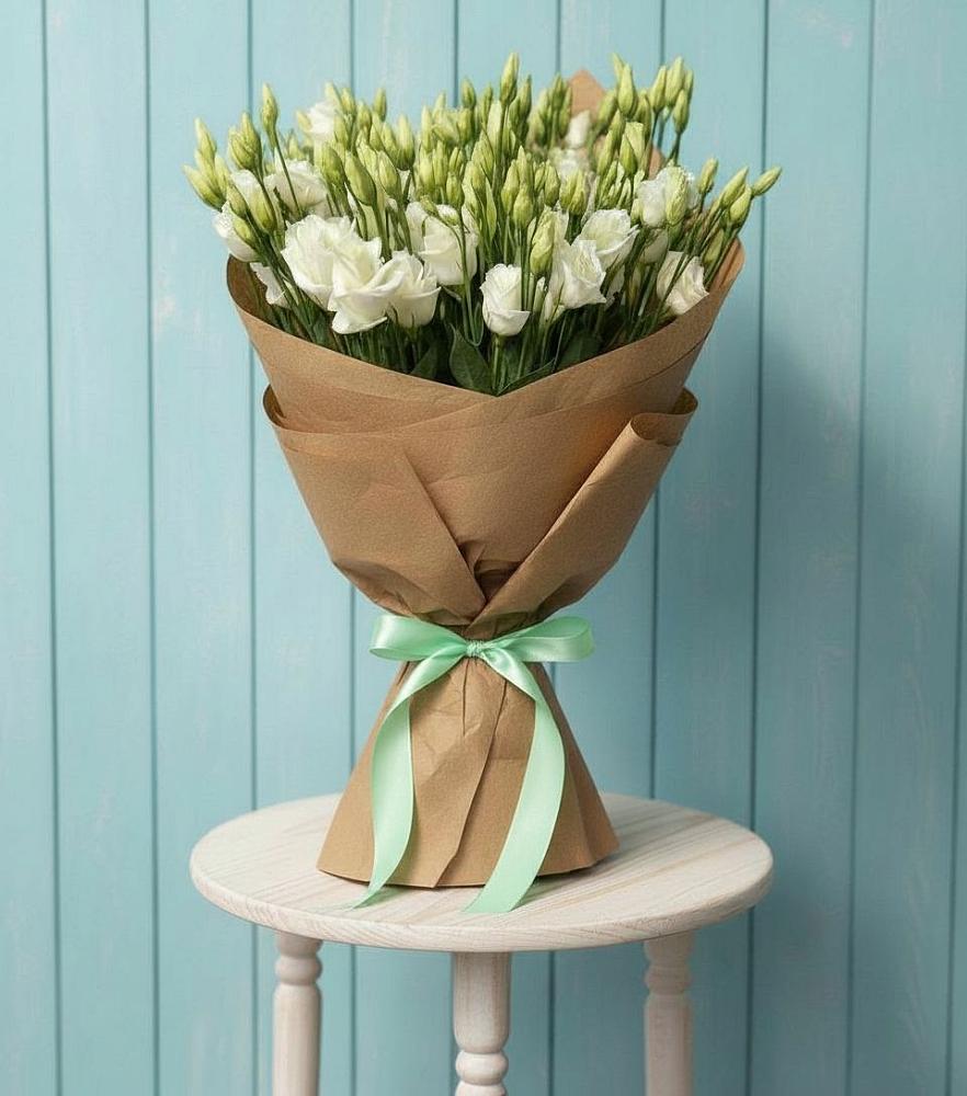 Букет цветов из: Лизиантусы в Ашитково