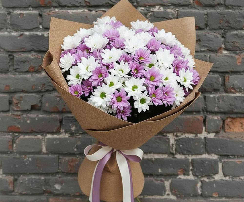 Букет цветов из: Хризантемы в Ашитково