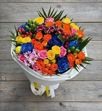 Букет цветов из:  Розы и Хризантемы в Ашитково
