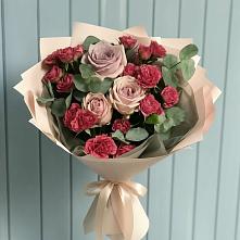Букет цветов из:  Гвоздики и Розы #REPLACE_PRED# Ашитково