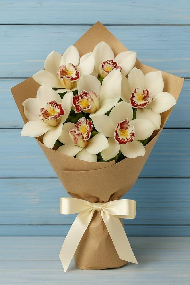 Букет цветов из: Орхидеи и Розы в Ашитково